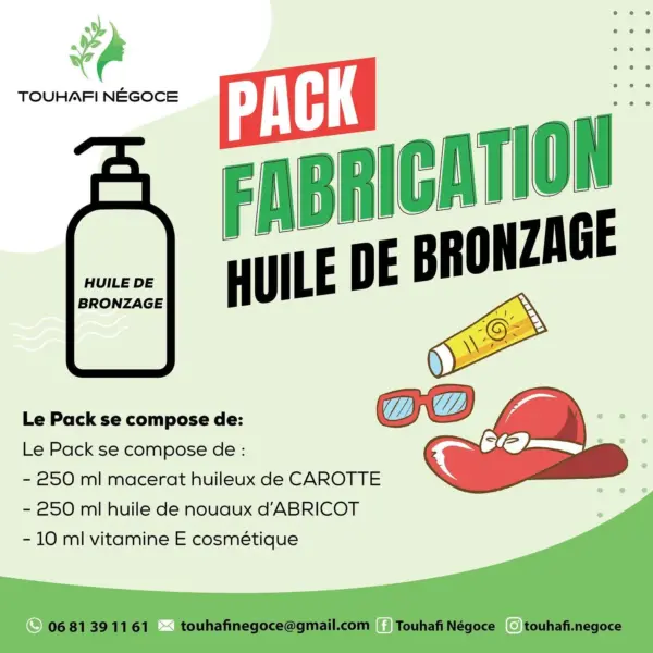 fabrication huile de bronzage fabrication huile de bronzage