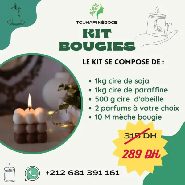 kit de fabrication de bougie kit de fabrication de bougie