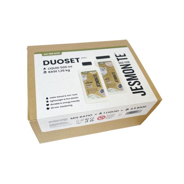 Jesmonite AC100 BOX DUOSET 500g LIQUID + 1250g BASE
