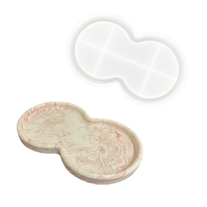 Moule en silicone - Double plateau en forme de Moule en silicone - Double plateau en forme de cacahuète 20,6cm x 12,3cm