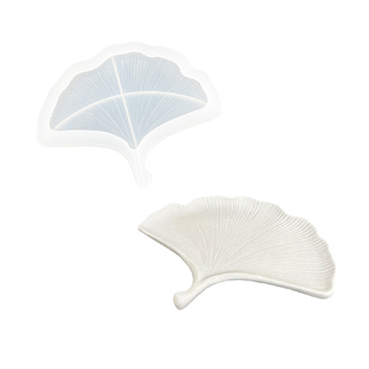 Moule en silicone - Feuille en forme d’éventail Moule en silicone - Feuille en forme d’éventail 18,5cm x 14,7cm x 2,2cm