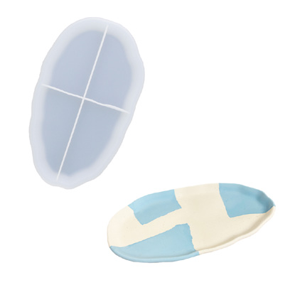 Moule en silicone - Ovale irrégulier Moule en silicone - Ovale irrégulier 28,7cm x 17,2cm