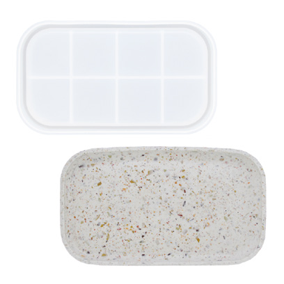 Moule en silicone - Plateau rectangulaire Moule en silicone - Plateau rectangulaire ø 26,4cm x 15,1cm x 2,2cm