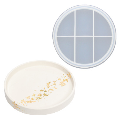 Moule en silicone - Plateau rond Moule en silicone - Plateau rond ø 18,5cm x 2,3cm