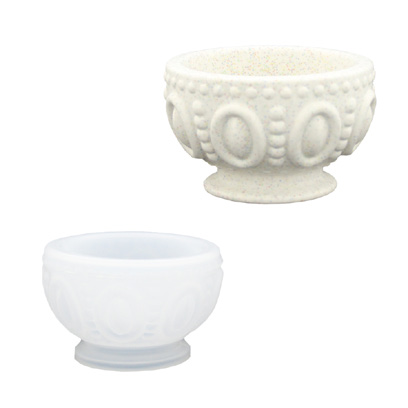 Moule en silicone - Porte-bougie avec motif Moule en silicone - Porte-bougie avec motif ø 9,5cm x 6,5cm