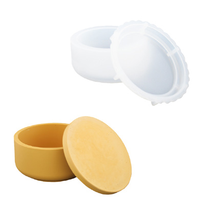 Moule en silicone - Pot basse ronde avec couvercle Moule en silicone - Pot basse ronde avec couvercle ø 10,8cm x 5,3cm