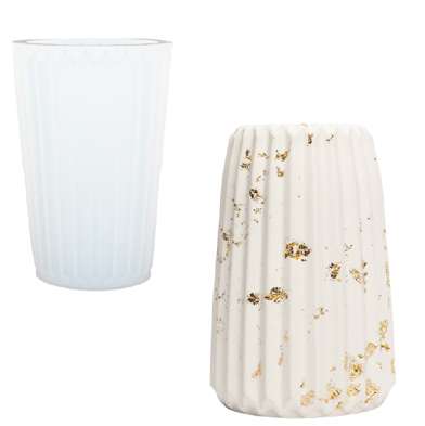 Moule en silicone - Vase de fleurs Moule en silicone - Vase de fleurs ø 15,2cm x 10,5cm x 7,5cm